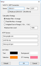 JTSync Settings